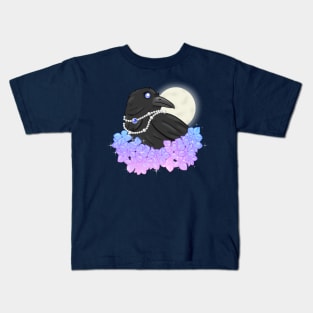 Moon Raven Kids T-Shirt